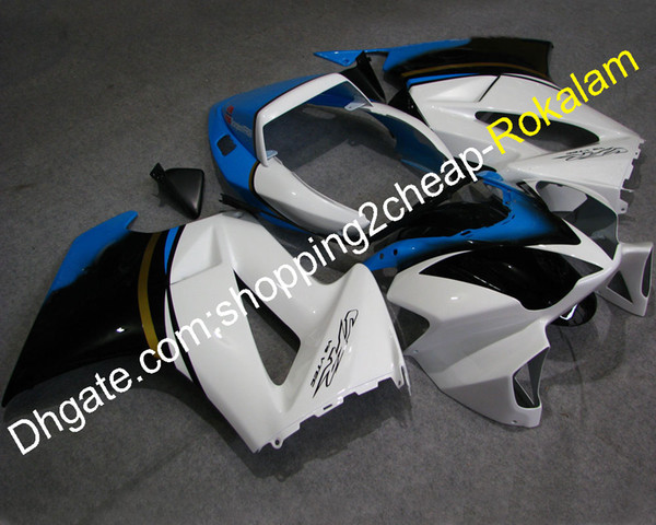 For Honda VFR800 02 03 04 05 06 07 08 09 10 11 12 VFR 800 2002-2012 White Blue Black Fairing (Injection molding)