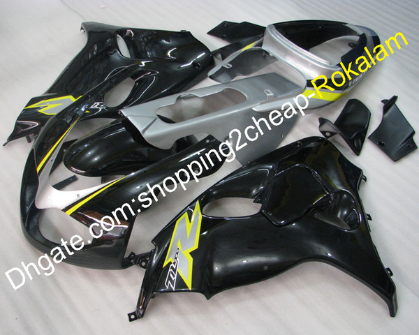 Custom Fairings TL1000R Body Kit For Suzuki TL1000R 1998-2003 TL-1000R Street Motorbike Black Silver Body Fairing Fit (Injection molding)