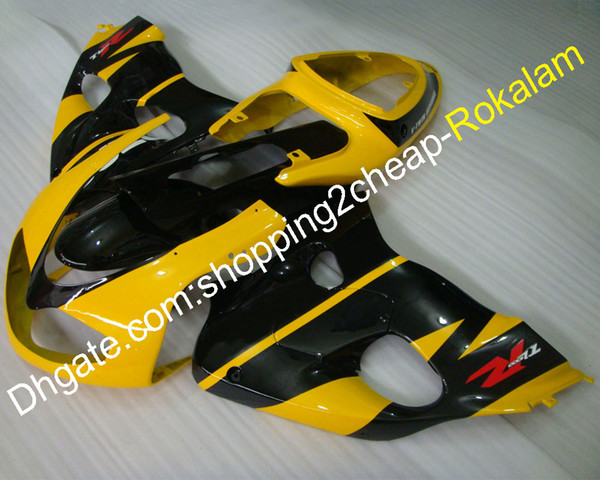 TL1000R 98-03 Fairing Fittings For Suzuki Fairings TL 1000R 1998-2003 Sport Motorbike Yellow Black Body Kits (Injection molding)