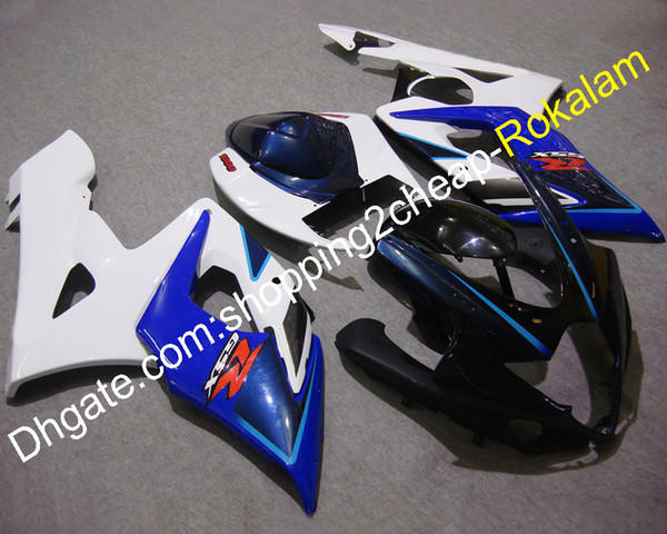 Fairings Aftermarket Kit For Suzuki GSXR1000 05 06 GSX-R1000 2005 2006 GSXR 1000 K5 ABS White Blue Black Fairing Set (Injection molding)