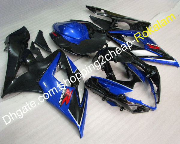 Custom Bodywork Fairing Kit For Suzuki GSXR1000 2005 2006 GSXR 1000 05 06 K5 Blue Black Motorcycle Fairings Part (Injection molding)