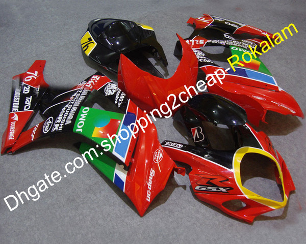 Popular Fairings For Suzuki K7 07 08 GSX-R1000 GSXR1000 GSX R1000 2007 2008 ABS Bodywork Complete Fairing set (Injection molding)