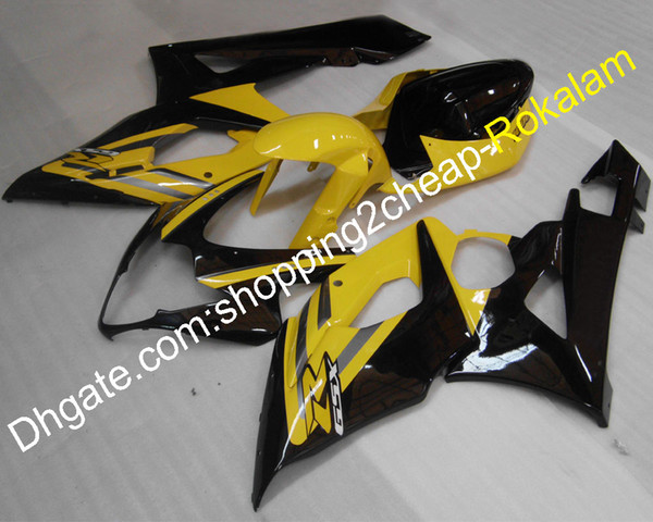 K5 Fairings For Suzuki GSXR1000 05 06 GSXR 1000 2005 2006 GSX-R1000 GSX R1000 Yellow Black Fairing set (Injection molding)