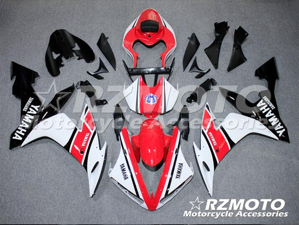 Injection mold New Fairings For Yamaha YZF-R1 YZF R1 2004 2005 2006 01 R1 04 05 06 ABS Motorcycle Fairing Kit Red Q11