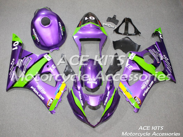 New Hot ABS motorcycle Fairing kits 100% Fit For Suzuki GSXR 1000-K3 GSXR 1000-K3 2003 2004 All sorts of color R6