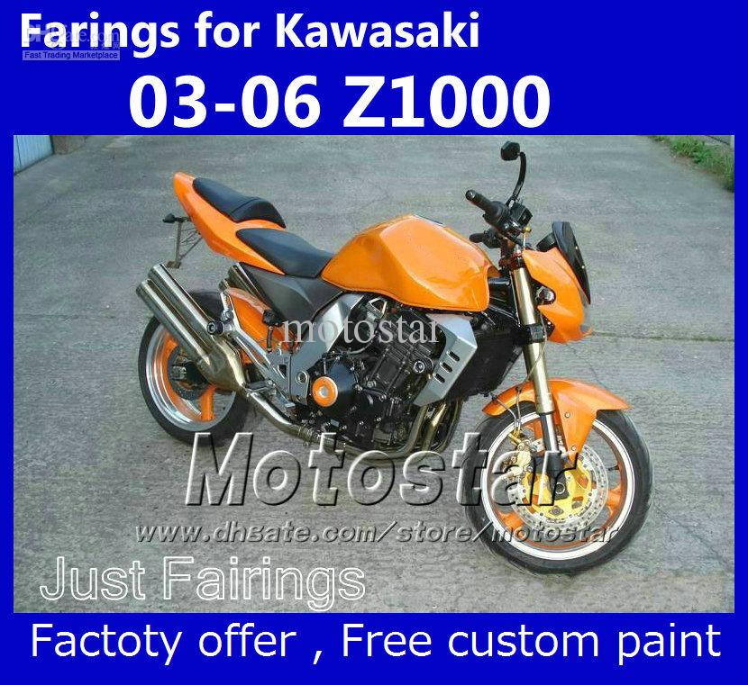 Fairing kit for Kawasaki Z1000 2003 2004 2005 2006 Z 1000 03 04 05 06 OEM orange fairiings kits KS15