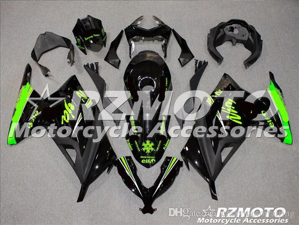 ACE KITS Motorcycle fairing For KAWASAKI Ninja250 Ninja 300 2013 2014 2015 2017 Injection or Compression Bodywork A variety of color NO.V576