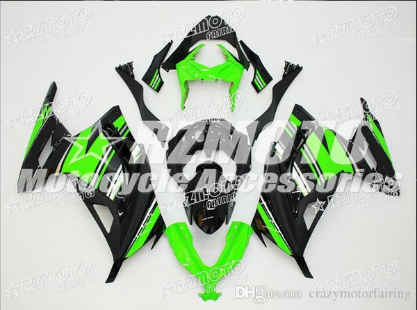 ACE KITS Motorcycle fairing For KAWASAKI Ninja250 Ninja 300 2013 2014 2015 2017 Injection or Compression Bodywork A variety of color NO.V515