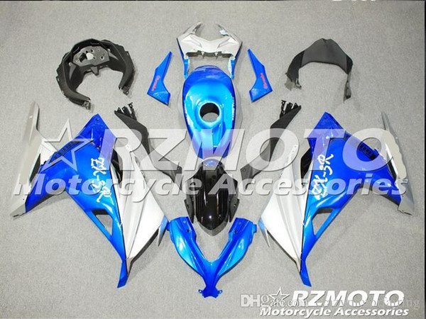 ACE KITS Motorcycle fairing For KAWASAKI Ninja250 Ninja 300 2013 2014 2015 2017 Injection or Compression Bodywork A variety of color NO.V543