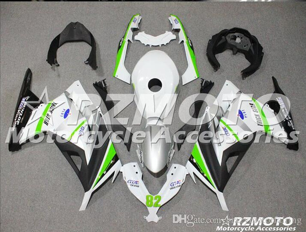 ACE KITS Motorcycle fairing For KAWASAKI Ninja250 Ninja 300 2013 2014 2015 2017 Injection or Compression Bodywork A variety of color NO.V555