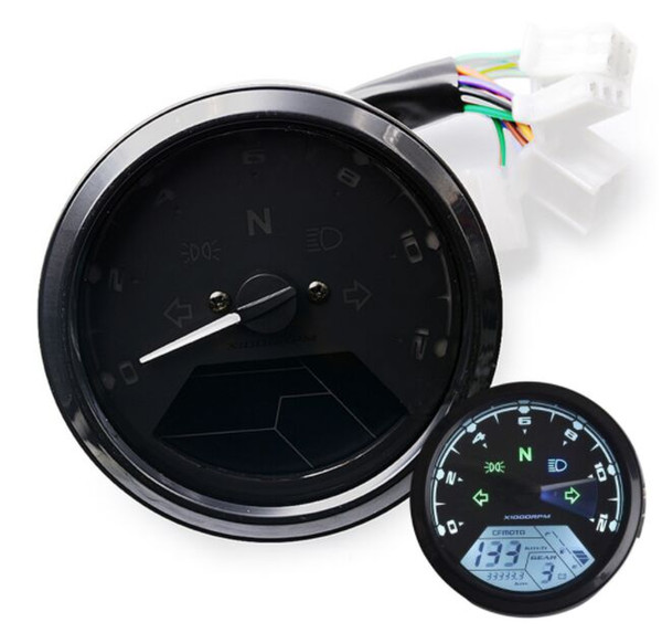 12V Waterproof Lcd Display Multifunction Motorcycle Tachometer Motorcycle Speedometer and Odometer