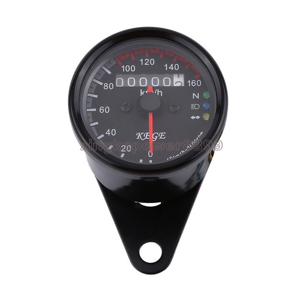 Motorcycle LED Digital Backlight Odometer Speedometer Gauge Cafe Racer