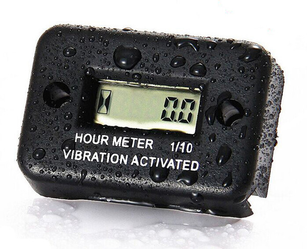 tractor chainsaw Waterproof Wireless Digital LCD Petrol Engine Vibration Activated Hour Meter timer Time Counter MV58004