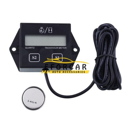 Digital Engine Tach Tachometer Hour Meter Gauge Resettable Inductive for Racing Motorcycle Instruments Wholesale