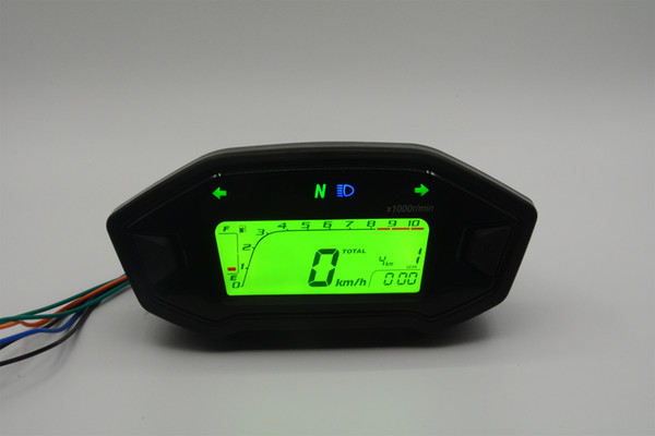 Motorcycle digital display instrument, novel style, LCD color has 7 kinds, can be modified Honda motorcycle