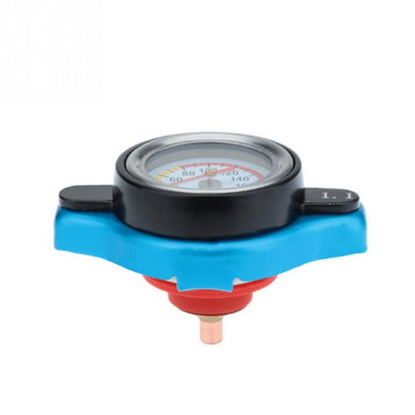 Universal Car Motorcycle Water Tank Thermostatic Radiator Cap Cover With Temperature Gauge Meter Accessories 0.9/1.1/1.3