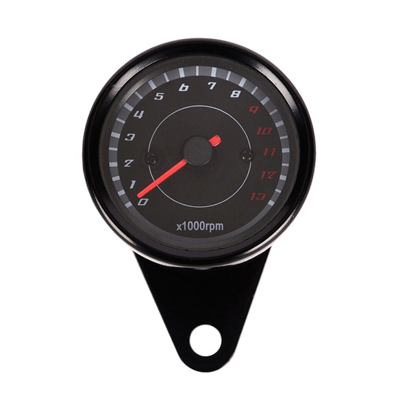 Universal 12V Motorcycle Tachometer Tacho Gauge Speedometer with LED Backlight Night Light Motorbike Instrument Accessories