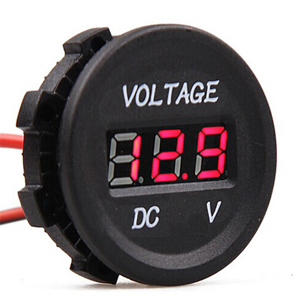 Automotive digital voltage meter voltage detector for vehicle instrument |Auto voltage meter