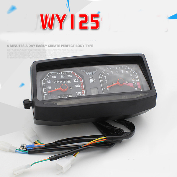 Motorcycle Parts Old Models WY125-A-C-F, 125 Mechanical and Electronic Code Table, Instrument Assembly