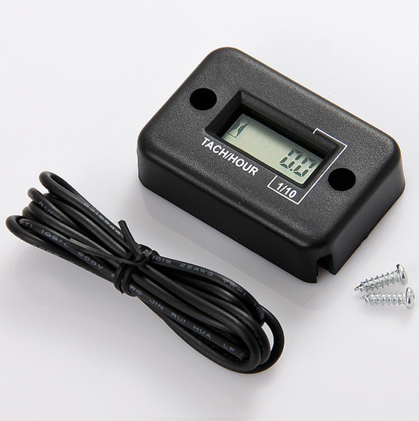 Lawn Mower Generator jet ski boat pit bike motorbike Waterproof Digital Inductive Gas Engine Tach hour meter Tachometer