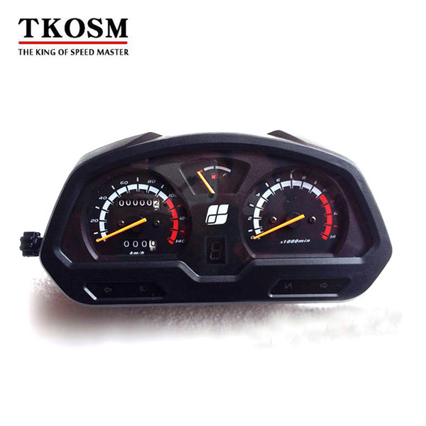 TKOSM LX150-52 Motorcycle Speedometer Odometer JL150-51D Accessories Motorbike LCD Digital Speedometer