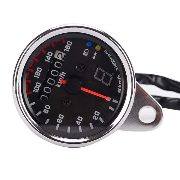 60MM Motorcycle Modified Odometer Retro Odometer Motorcycle Instrument With File Display