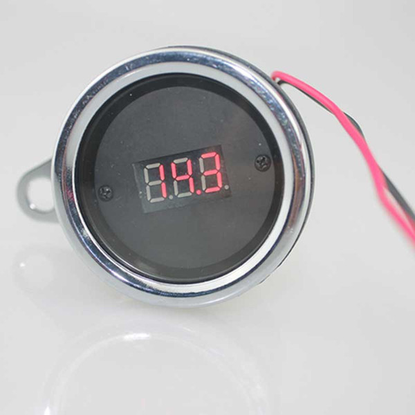 12V Motorcycle Modified Voltmeter Digital Waterproof Digital Voltmeter Retro Motors Instrument