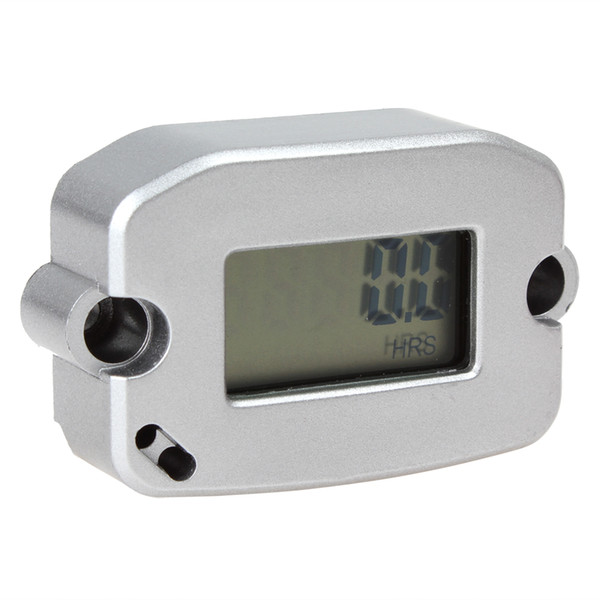 LCD Screen Display Completely Waterproof Inductive Type Engine RPM Tach / Hour Meter for Motorcycle / Boat / Generator OUT_135