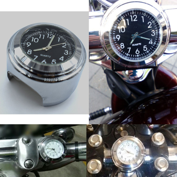 For CARGOOL Waterproof Motorcycle Clock Luminous Motorcycle Handlebar Clock Universal Motorcycle Clocks with Rubber Pad KeyFor CARGOOL Motor