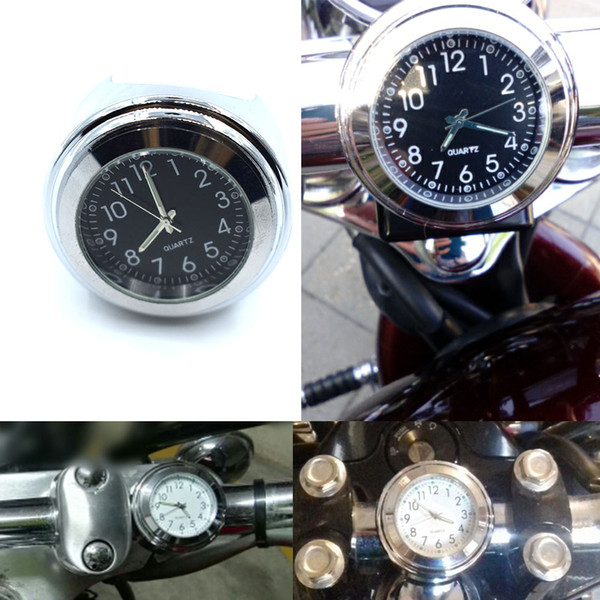 For CARGOOL Waterproof Motorcycle Clock Luminous Motorcycle Handlebar Clock Universal Motorcycle Clocks with Rubber Pad Key