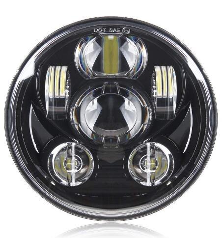 Motorcycle 5-3/4 5.75 LED Headlight for  883,sportster,triple,low rider,wide glide Headlamp Projector Driving Light