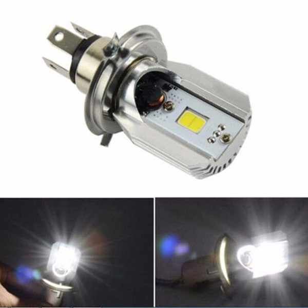 H4 Motorcycle Motorbike LED Hi/Lo Beam Headlights Front Light Bulbs 6500K Lamps