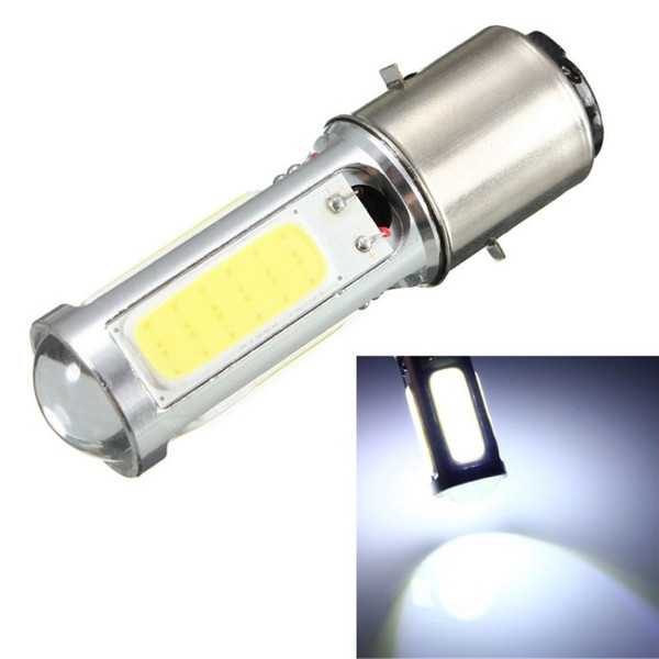 High Quality New Arrival White COB LED Motor Bike/Moped/ATV Headlight Headlamp Bulb Fog Light DRL BA20D H6 E301