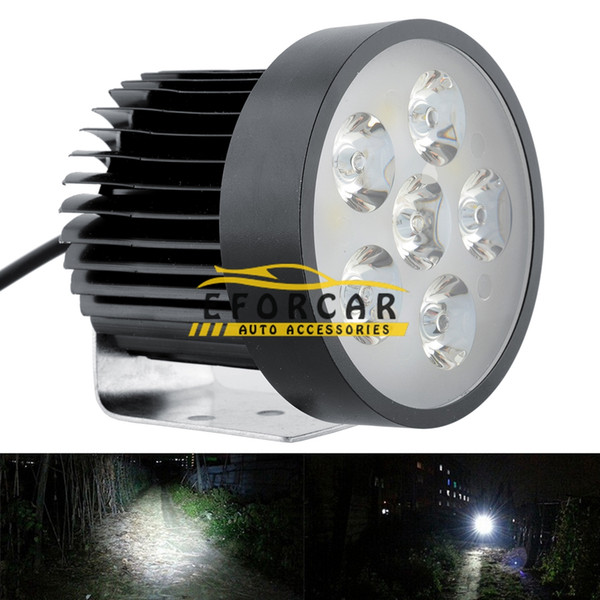 6 LED 18W Motorcycle Headlight Head light Driving Fog light Working Spotlight lamps Safety Night Light Lamp