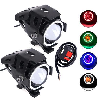 Motorcycle electric car lamp U7 laser gun angel eye lens LED headlight 15W