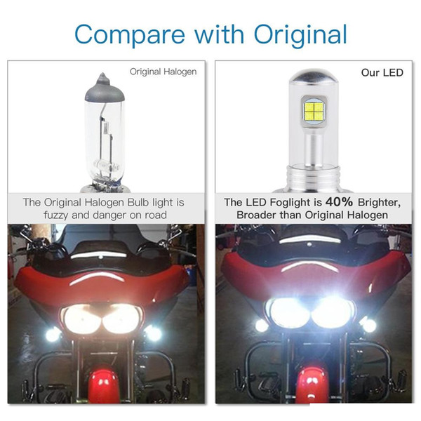 motorcycle ba20d H6 H7 H4 p43t P15D H6M LED 40w with cree chip headLamp High Power motor Replacement headlight Bulb car styling 12v