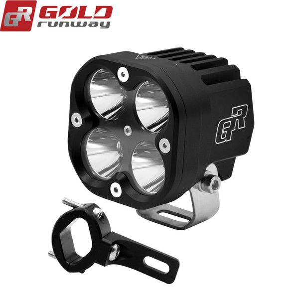 40W Motorcycle ATV USA U3 LED Driving Fog Head Spot Light auxiliary LED lights White Lamp Headlight