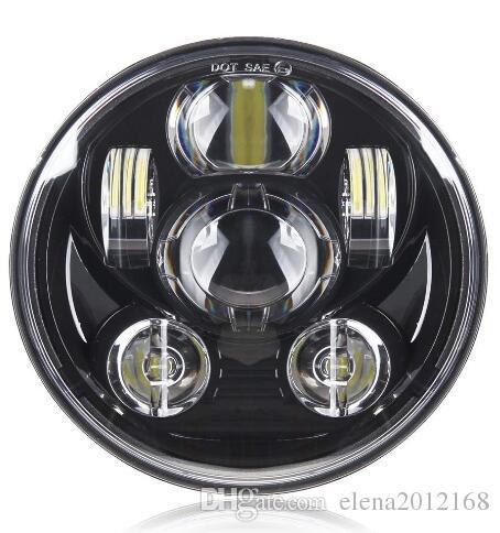 Motorcycle 5-3/4 5.75 LED Headlight for 883,sportster,triple,low rider,wide glide Headlamp Projector Driving Light