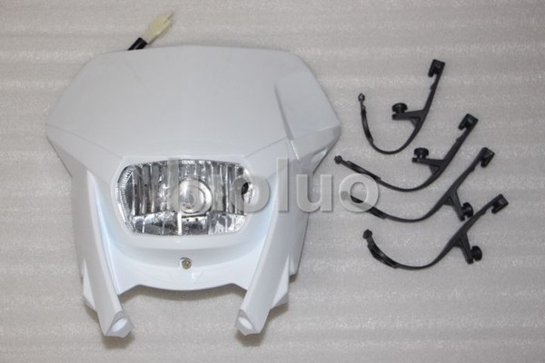 white NEW HEADLAMP GASGAS EC 515 FSR EC 300 Universal superbike StreetFighter headlights