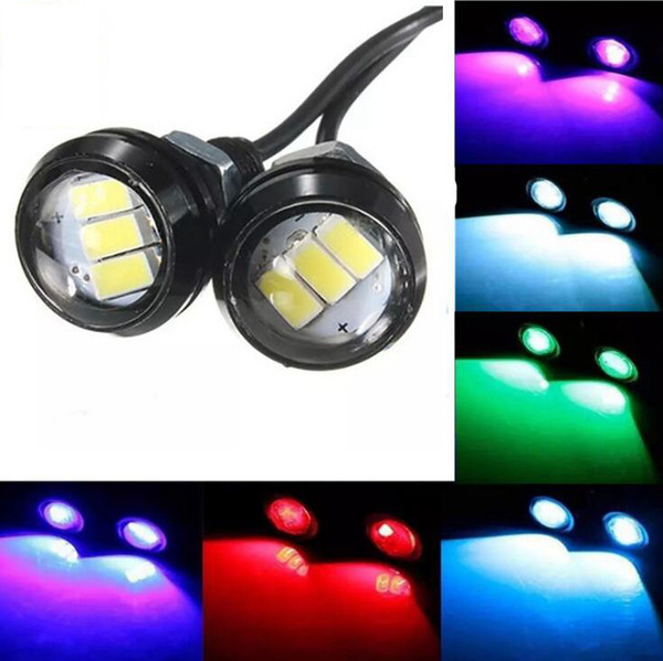 LED Eagle Eye Reverse Lamp Motorcycle Car Interior Door Decorative Lights Motorcycle Screw Lamp Source Waterproof Car Styling OOA5672