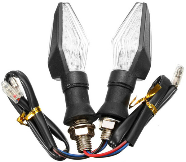 High quality Yellow Light 1 pair of Universal 12V 1W LED Motorcycle Turn Signal Indicators Lights/lamp Easy to install