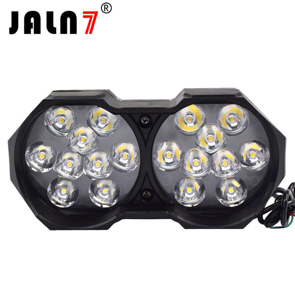 JALN7 LED Double lamps Motorcycle Led Headlight Headlamp Bulbs 12V 3000Lm Moto Spotlight 6500K Motorbike LED Decorative Light