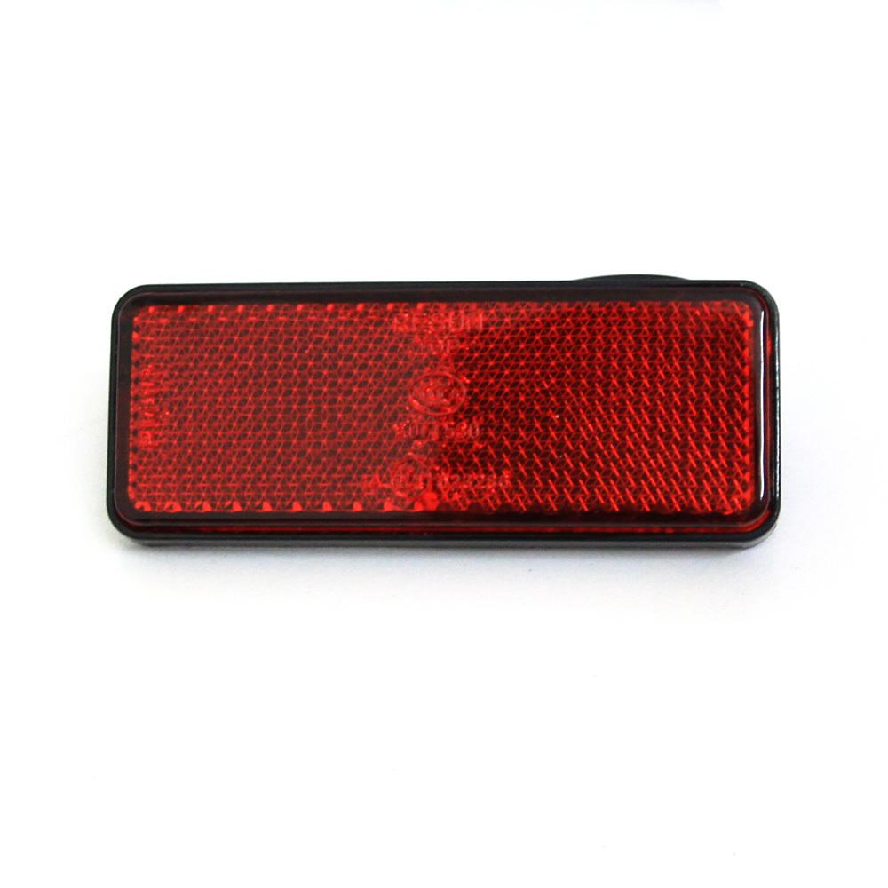 1 piece LED Reflectors Brake Light Universal Motorcycle Reflectors Red Rectangle