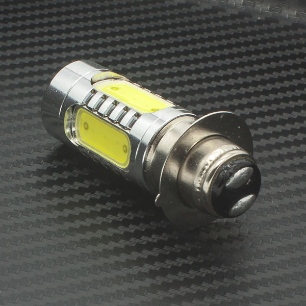 Xenon White 7.5W LED COB H6M PX15D Fog Light Headlight Lamp Car Motorcycle Bike Indicator Bulb Red Yellow Iceblue Lights