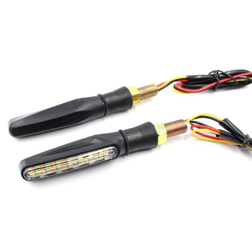 hot sale led motorcycle double colors double flash turn signal light motor turn lamp OEM welcome