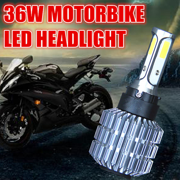 360 degree bright motorcyle H4 LED headlight no blind point 36w 12v h6 motorbike led light