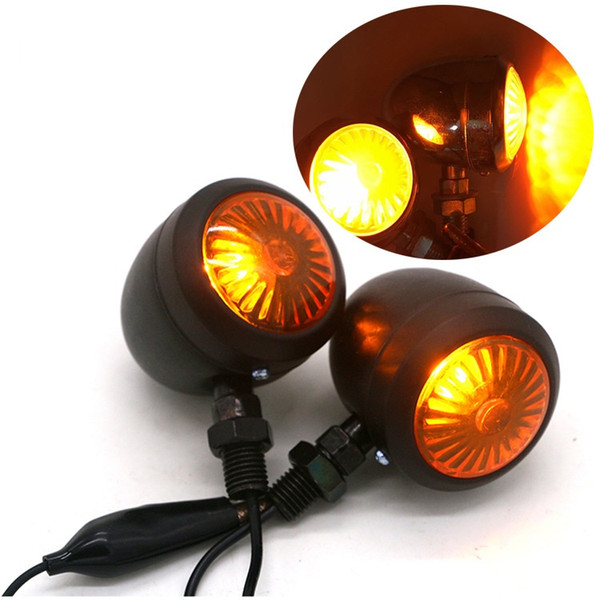 Free Shipping 12V Motorcycle Turn Light Vintge Refit Turn Signal Lamp Modification Conner Lamps