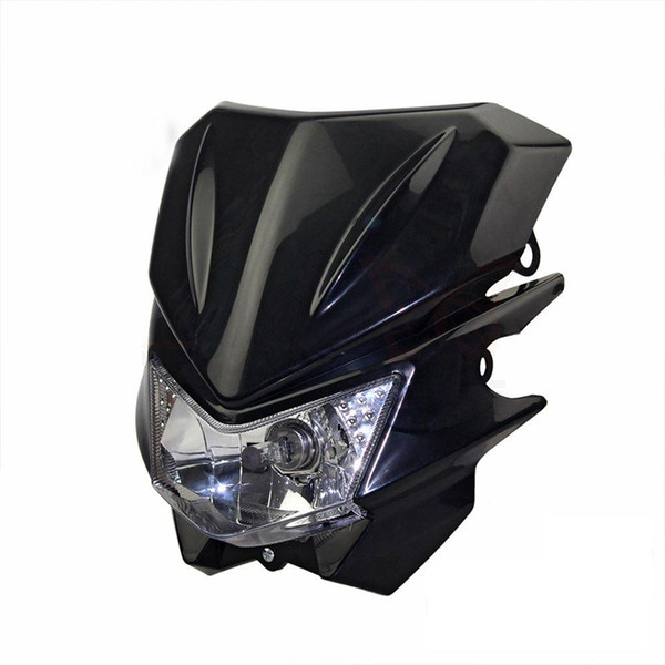 TKOSM Motorcycle Universal Headlight Fit IRBIS TTR250 KLX150 250 KAYO T4 T6 Pit Pro Dirt Bike Motocross