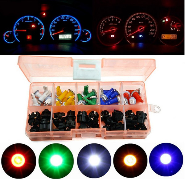 12V Upscale T5 B8.5D 5050 1smd Dashboard Instrument Cluster Light Car Panel Gauge and Car Daytime Fog Lamp