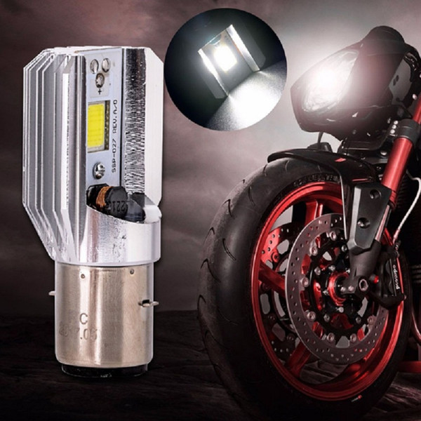 Free Shipping High Quality 5PCS/Lot H6 Motorcycle COB LED Headlight 12W H6 Led Motorcycle Bulb